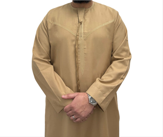 Camel Beige Omani Thobe