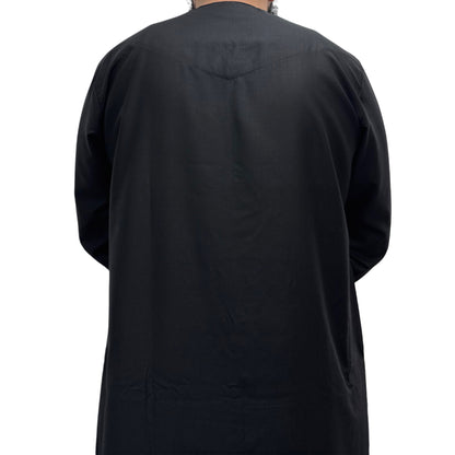 Black Omani Thobe