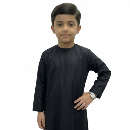 Black Kids Omani Thobe