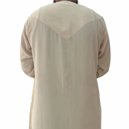 Cream Omani Zibda Thobe Sahara Styles