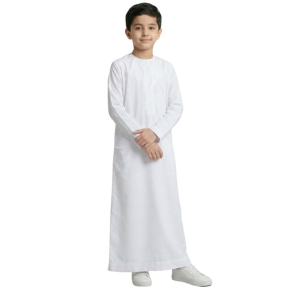 White Kids Omani Thobe