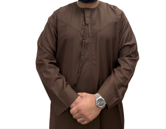 Brown Omani Thobe