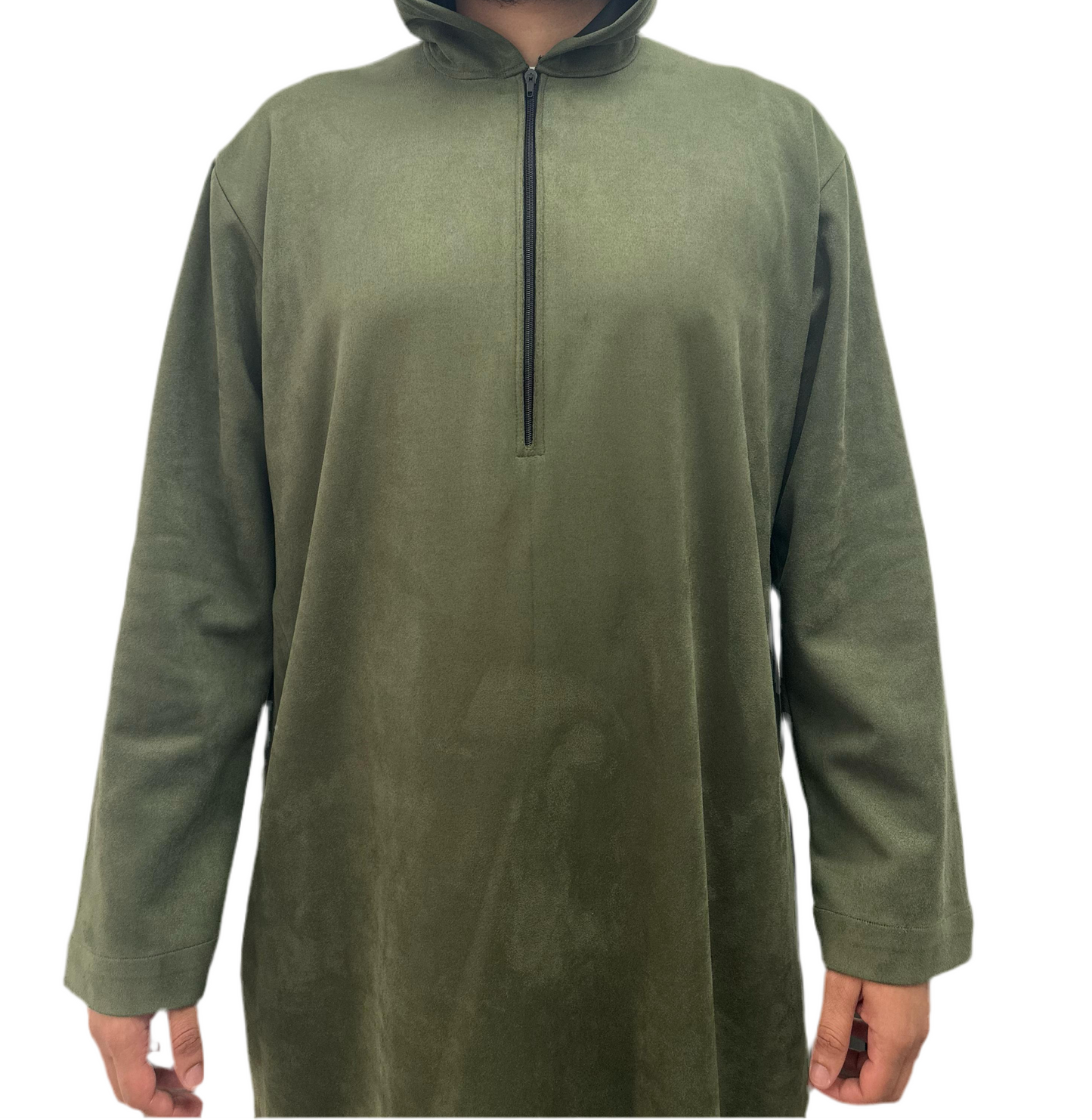 Hooded Suede Thobe