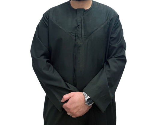Khaki Green Omani Thobe