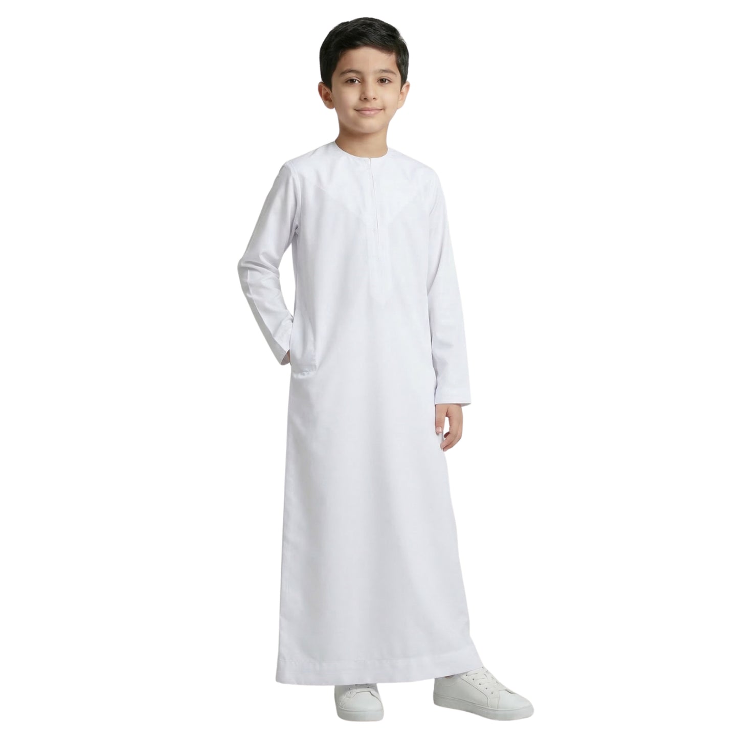 White Kids Omani Thobe