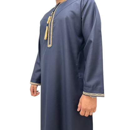 Navy Blue Omani Thobe My Store