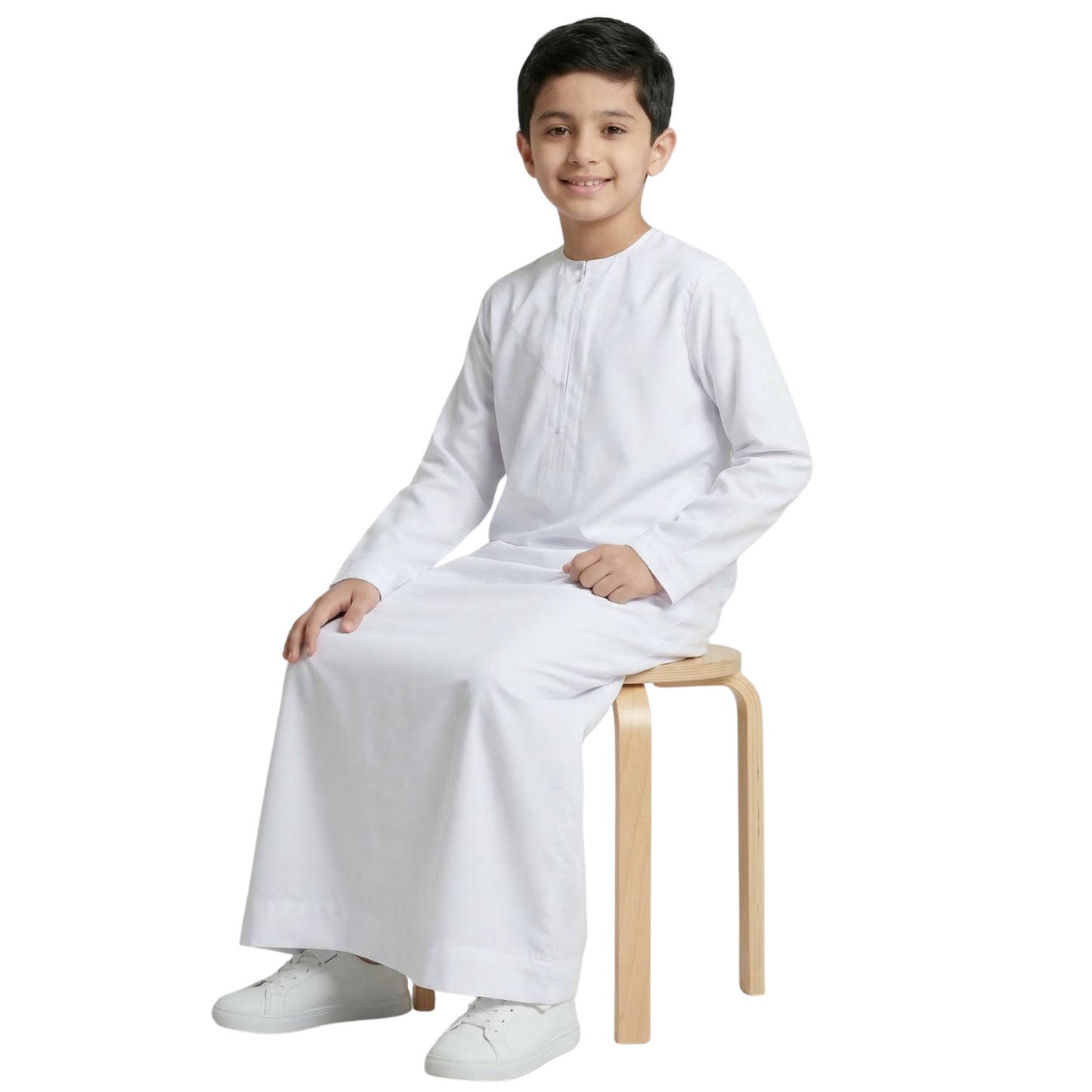 White Kids Omani Thobe