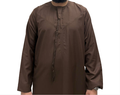 Brown Omani Thobe