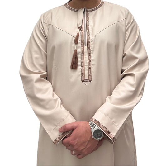 Light Brown Omani Thobe