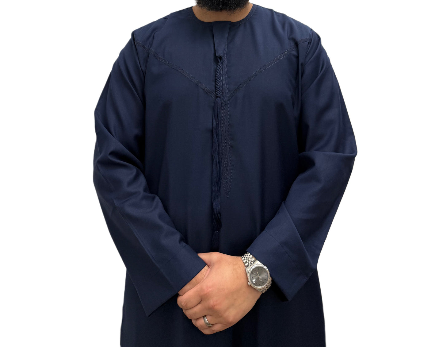 Navy Blue Omani Thobe