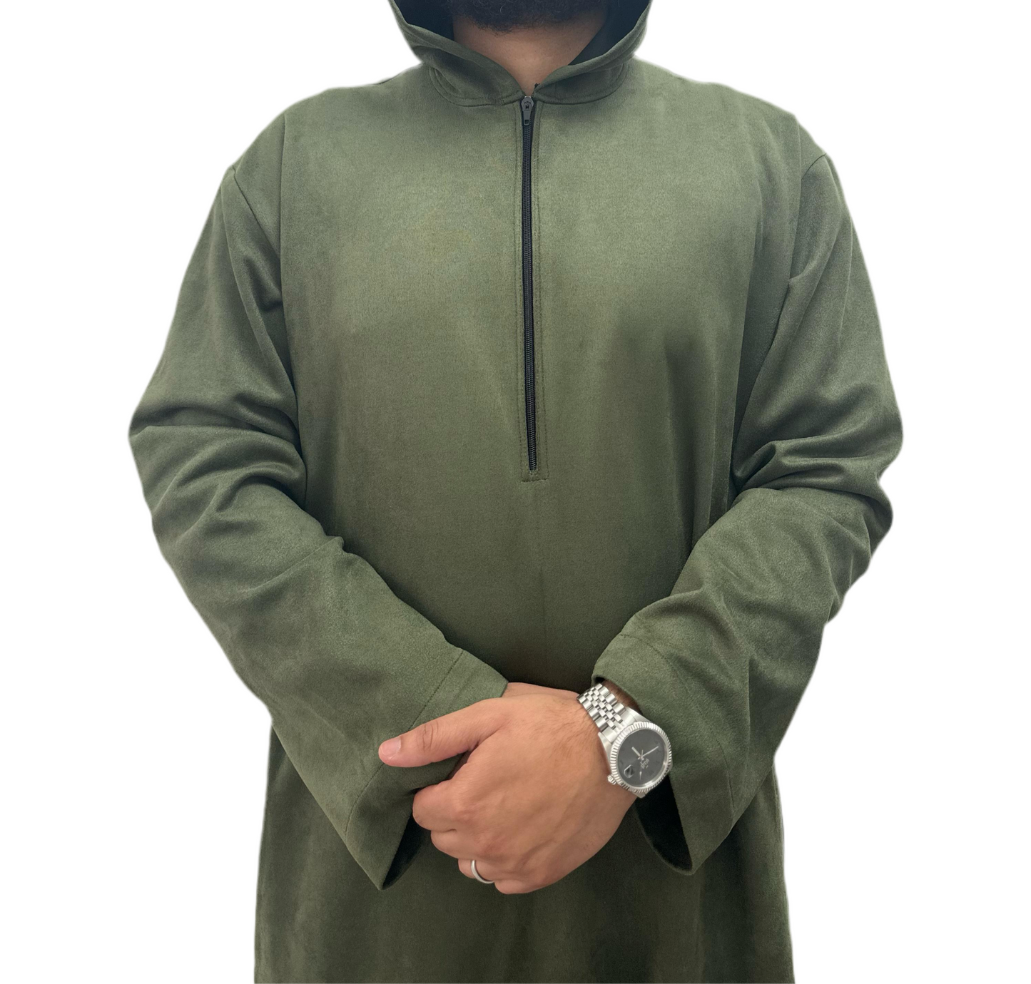 Hooded Suede Thobe