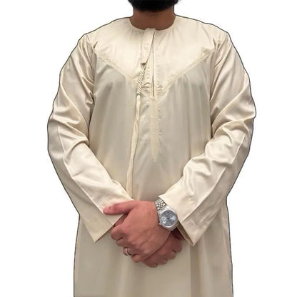 Cream Omani Thobe Sahara Styles