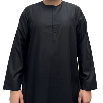 Black Omani Thobe