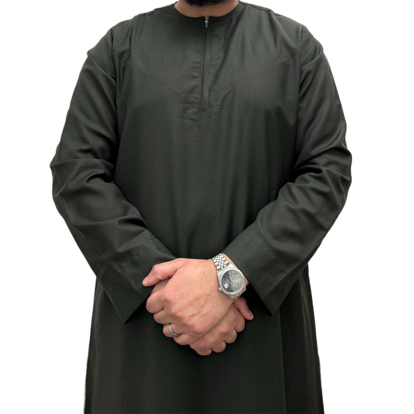 Khaki Green Omani Thobe