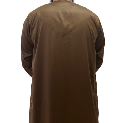 Brown (Shiny) Omani Thobe