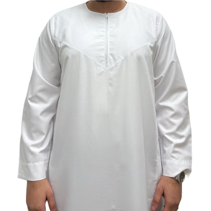 White Omani Thobe