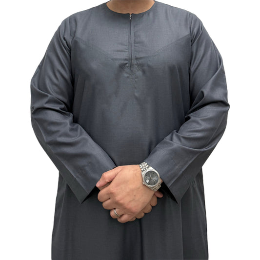 Grey Omani Thobe