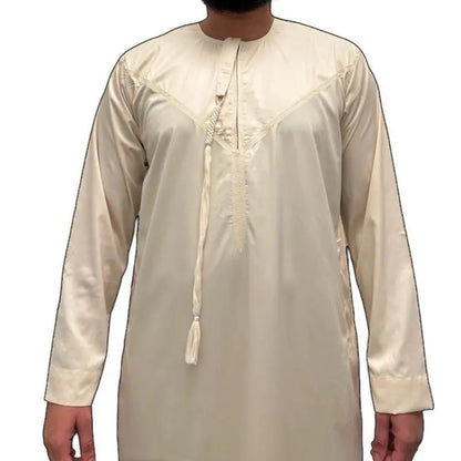 Cream Omani Thobe Sahara Styles