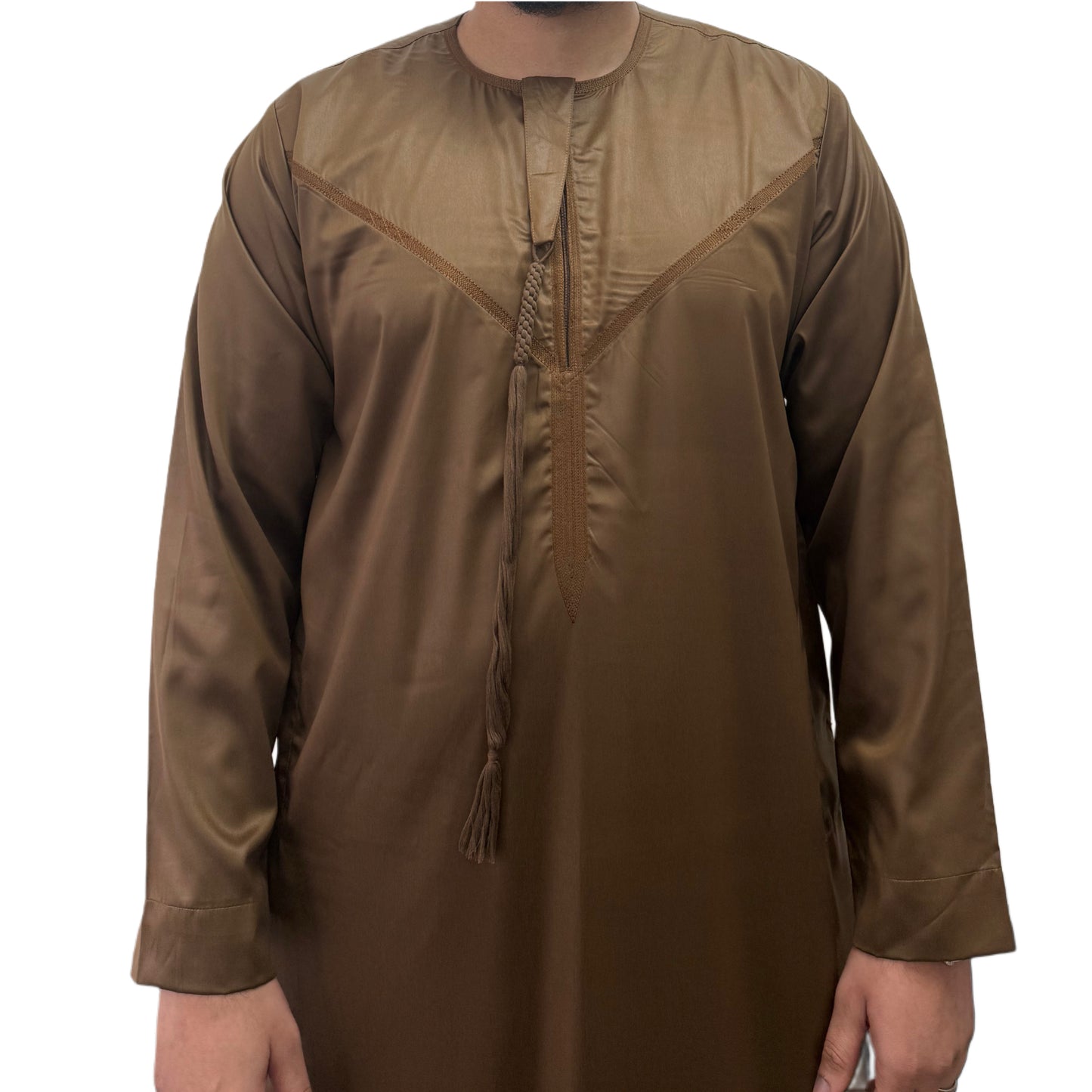 Brown (Shiny) Omani Thobe
