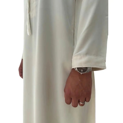 Cream Omani Zibda Thobe Sahara Styles